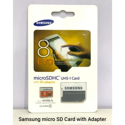 8 GB micro SD Card with FREE Adapter